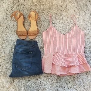 Peplum Tank Top